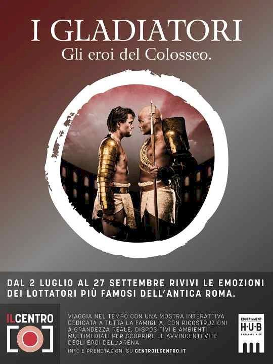 I gladiatori ad Arese, mostra di Valerio Manfredi