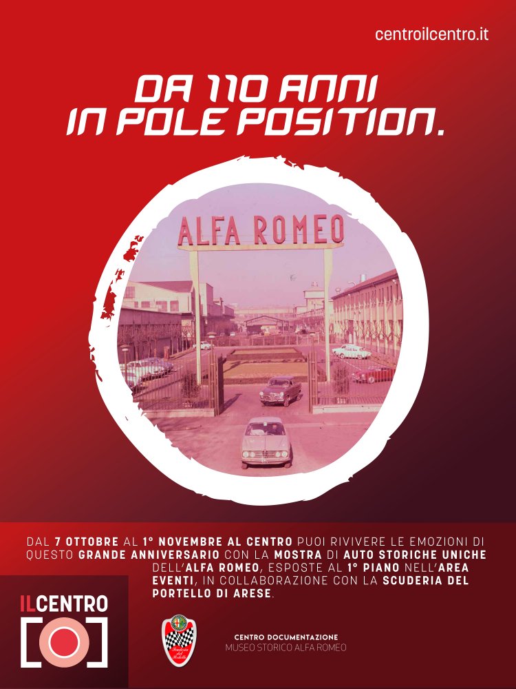 Alfa Romeo, ad Arese si festeggiano 110 ANNI