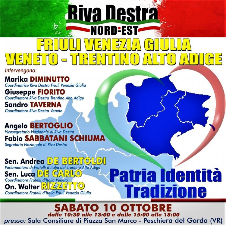 Verona, incontro tra Riva Destra e Fratelli d'Italia
