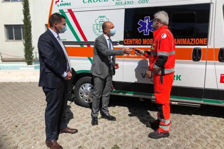 Milano, una nuova ambulanza per Croce Verde Sempione