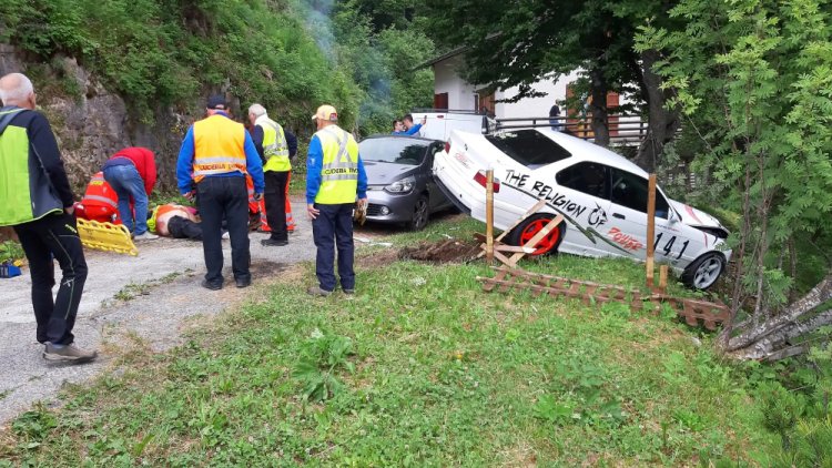 Incidente alla Trento Bondone: un'auto travolge un commissario