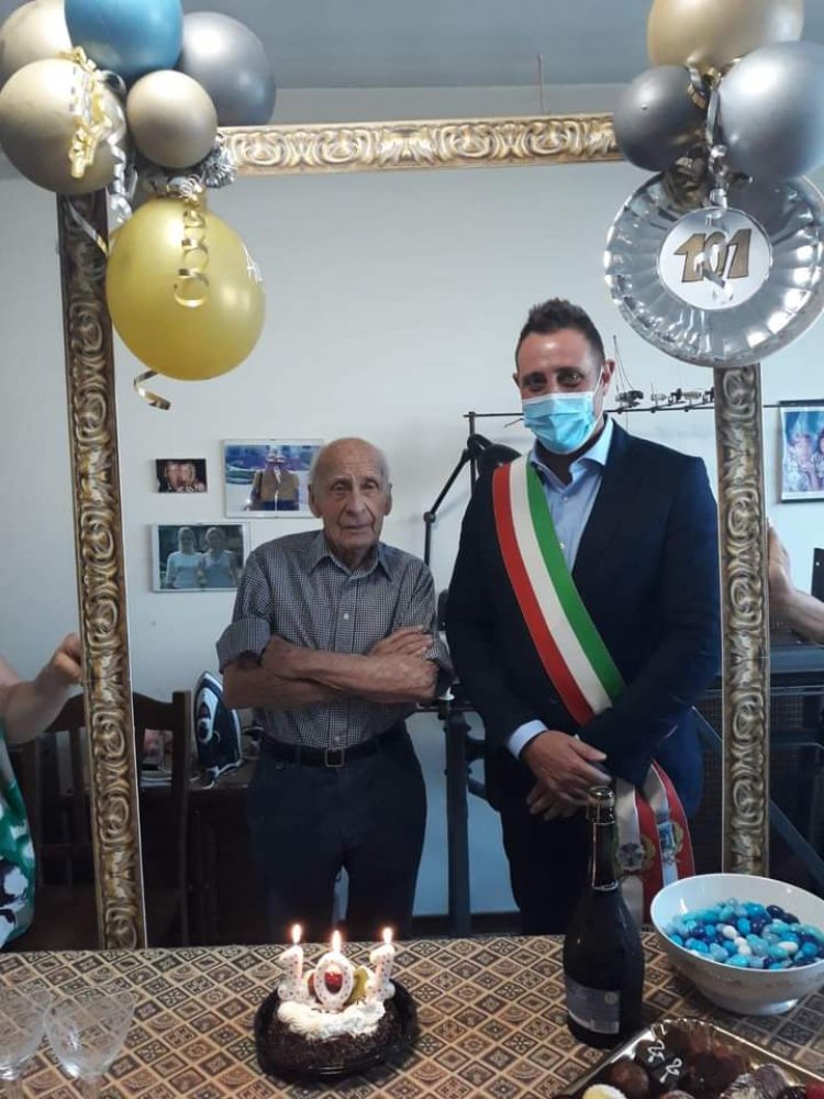 Castano Primo festeggia Paolo Noè, 101 anni