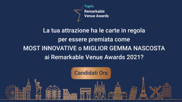 L’Italia è uno dei sei paesi premiati ai Remarkable Venue Awards 2021.